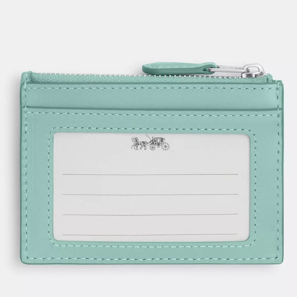 Coach Mini Skinny Id Case In Signature Jacquard - Picture 2 of 3